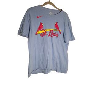Women's Large Nike Tee St. Louis Cardinals T Shirt Baseball 48 Bader Game Day